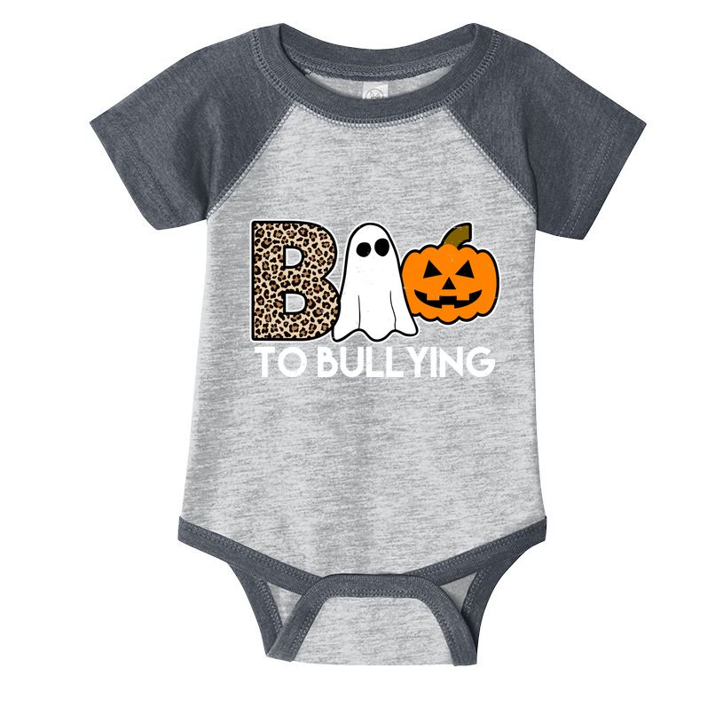 Boo To Bullying Awareness Halloween Infant Baby Jersey Bodysuit