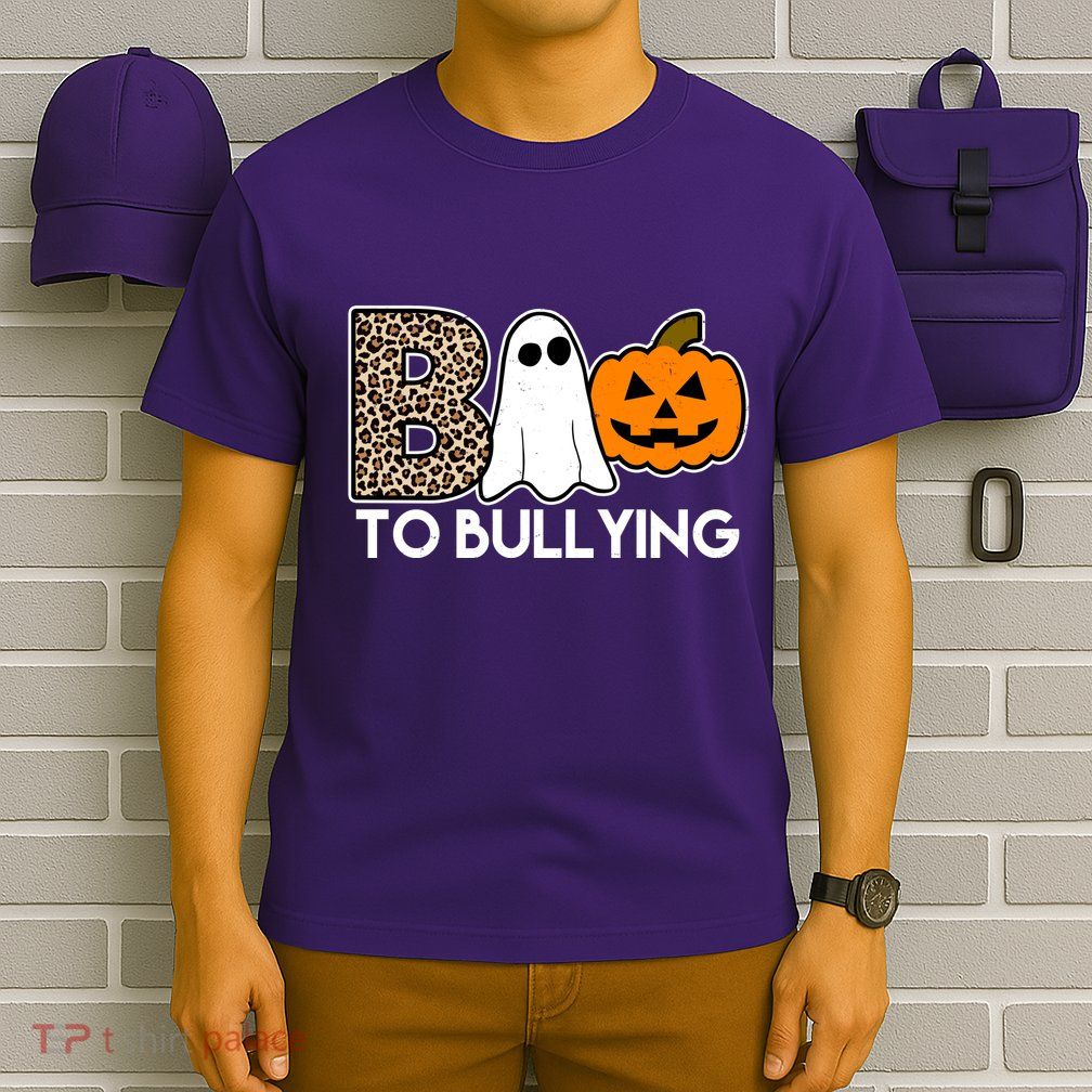 Boo To Bullying Awareness Halloween T-Shirt