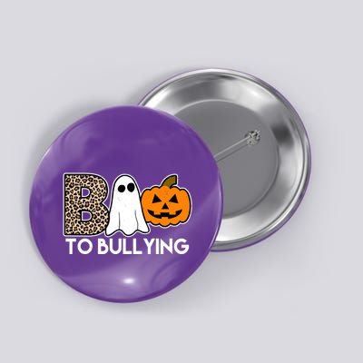 Boo To Bullying Awareness Halloween Button