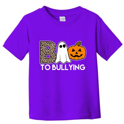 Boo To Bullying Awareness Halloween Toddler T-Shirt