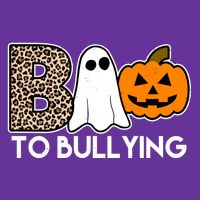 Boo To Bullying Awareness Halloween Women's V-Neck T-Shirt