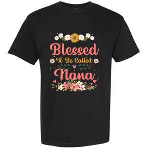 Blessed To Be Called Nina Mothers Day Garment-Dyed Heavyweight T-Shirt