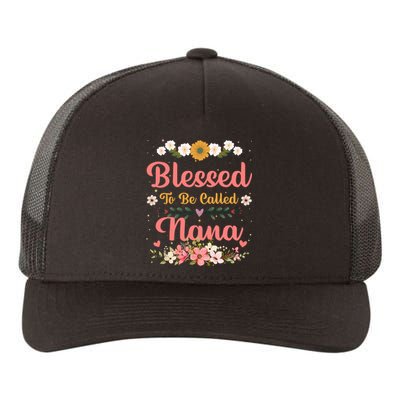 Blessed To Be Called Nina Mothers Day Yupoong Adult 5-Panel Trucker Hat