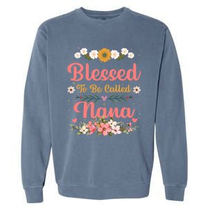 Blessed To Be Called Nina Mothers Day Garment-Dyed Sweatshirt