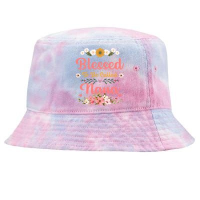 Blessed To Be Called Nina Mothers Day Tie-Dyed Bucket Hat