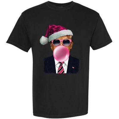 B.U.B.B.L.E.G.U.M Trump Blowing Christmas Trump Garment-Dyed Heavyweight T-Shirt