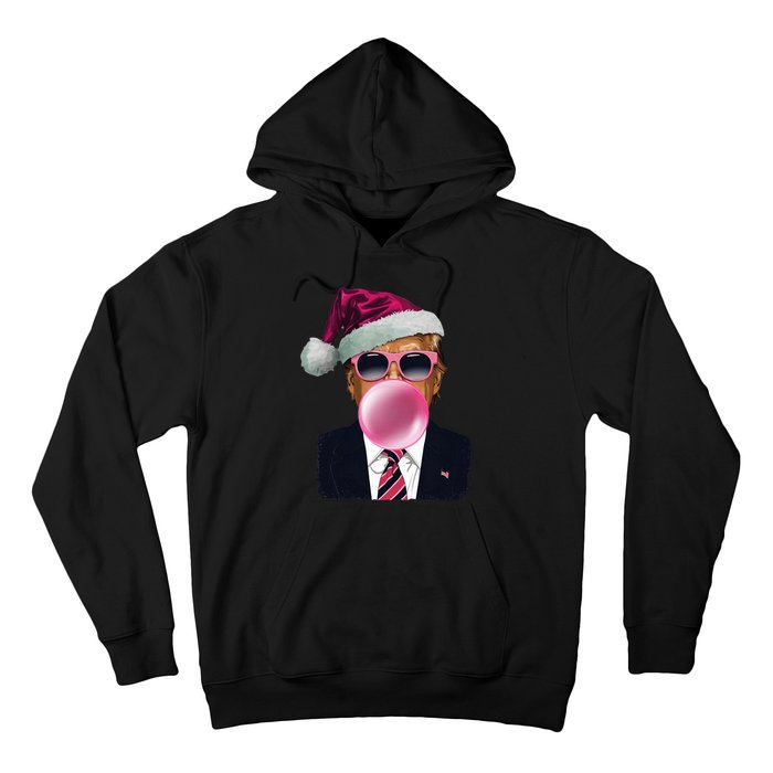 B.U.B.B.L.E.G.U.M Trump Blowing Christmas Trump Hoodie