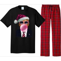 B.U.B.B.L.E.G.U.M Trump Blowing Christmas Trump Pajama Set