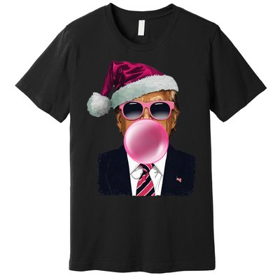 B.U.B.B.L.E.G.U.M Trump Blowing Christmas Trump Premium T-Shirt