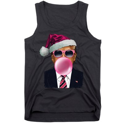 B.U.B.B.L.E.G.U.M Trump Blowing Christmas Trump Tank Top