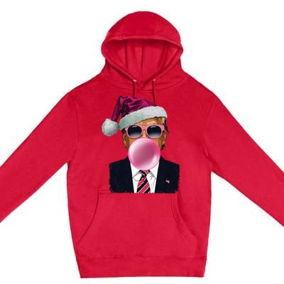 B.U.B.B.L.E.G.U.M Trump Blowing Christmas Trump Premium Pullover Hoodie