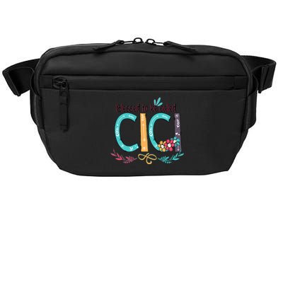 Blessed To Be Called Cici Colorful Grandma Crossbody Pack