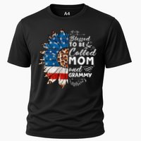 Blessed To Be Called Mom And Grammy Sunflower Cooling Performance Crew T-Shirt