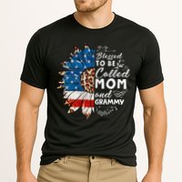 Blessed To Be Called Mom And Grammy Sunflower Cooling Performance Crew T-Shirt