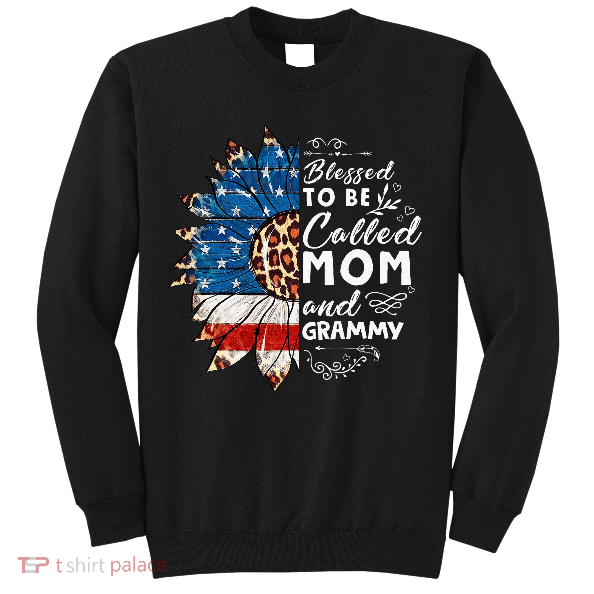 Blessed To Be Called Mom And Grammy Sunflower Sweatshirt