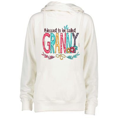 Blessed To Be Called Granny Colorful Gifts Womens Funnel Neck Pullover Hood