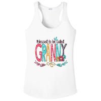 Blessed To Be Called Granny Colorful Gifts Ladies PosiCharge Competitor Racerback Tank