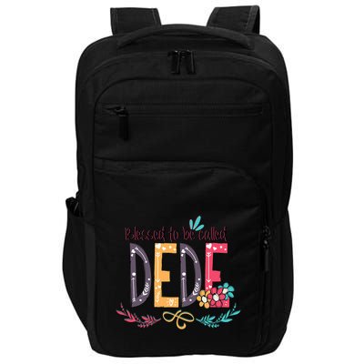 Blessed To Be Called Dede Colorful Grandma Impact Tech Backpack