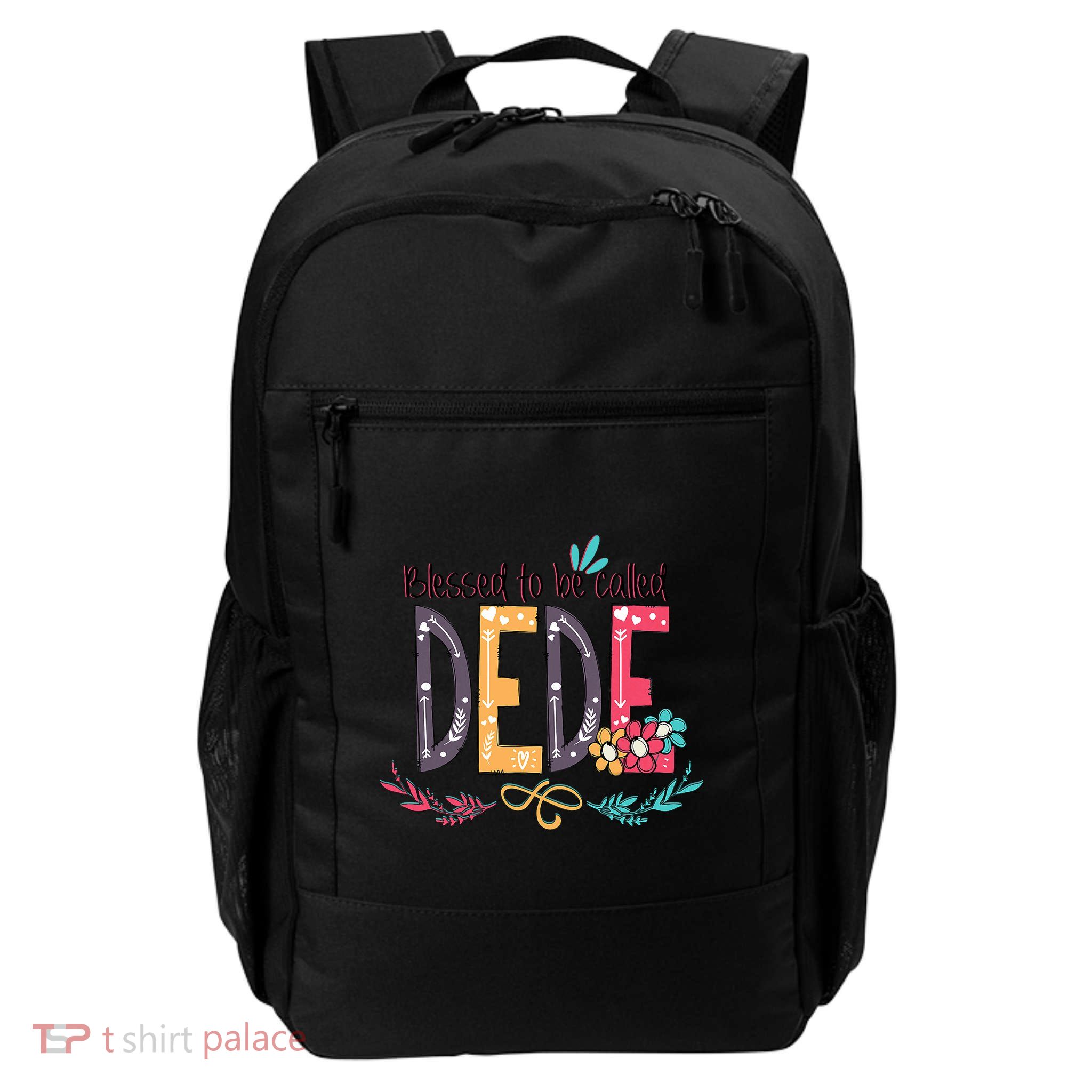 Blessed To Be Called Dede Colorful Grandma Backpack