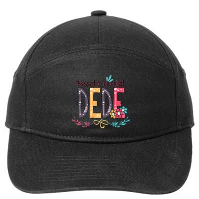 Blessed To Be Called Dede Colorful Grandma 7-Panel Snapback Hat