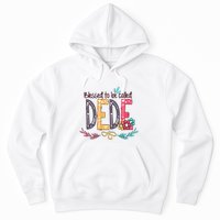 Blessed To Be Called Dede Colorful Grandma Hoodie