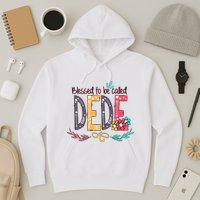 Blessed To Be Called Dede Colorful Grandma Hoodie