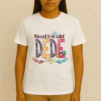 Blessed To Be Called Dede Colorful Grandma T-Shirt