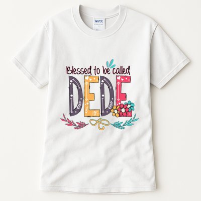 Blessed To Be Called Dede Colorful Grandma Tall T-Shirt