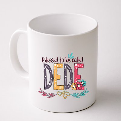Blessed To Be Called Dede Colorful Grandma Mug