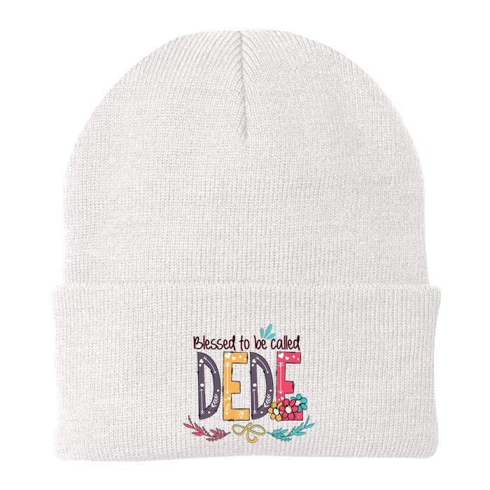 Blessed To Be Called Dede Colorful Grandma Beanie