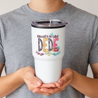 Blessed To Be Called Dede Colorful Grandma Tumbler