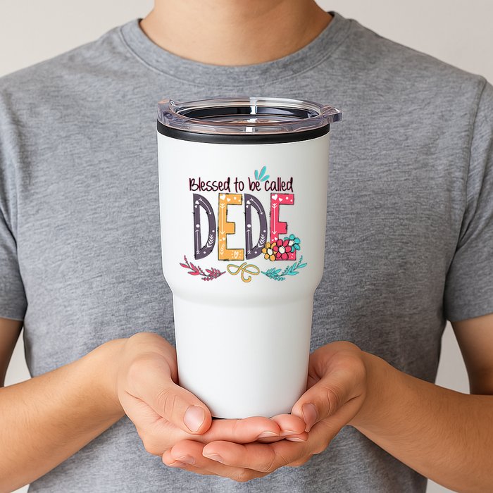 Blessed To Be Called Dede Colorful Grandma Tumbler