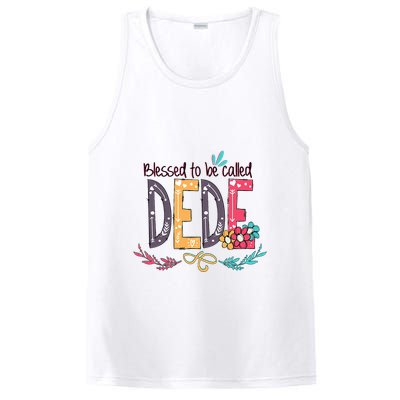 Blessed To Be Called Dede Colorful Grandma PosiCharge Competitor Tank