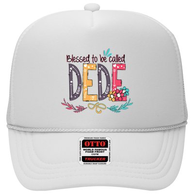 Blessed To Be Called Dede Colorful Grandma Trucker Hat