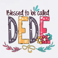 Blessed To Be Called Dede Colorful Grandma Tank Top