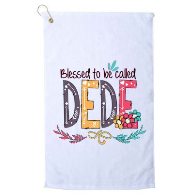 Blessed To Be Called Dede Colorful Grandma Golf Towel