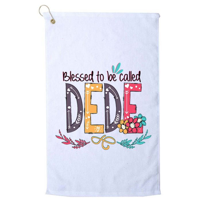 Blessed To Be Called Dede Colorful Grandma Golf Towel