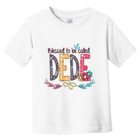 Blessed To Be Called Dede Colorful Grandma Toddler T-Shirt