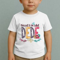 Blessed To Be Called Dede Colorful Grandma Toddler T-Shirt