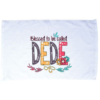 Blessed To Be Called Dede Colorful Grandma Microfiber Hand Towel