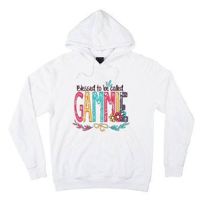 Blessed To Be Called Gammie Colorful Grandma Hoodie