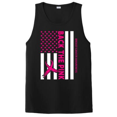 Back The Breast Cancer Awareness Flag PosiCharge Competitor Tank