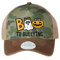Boo To Bullying Ghost Pumpkin Orange Anti Bully Unity Day Legacy Tie Dye Trucker Hat