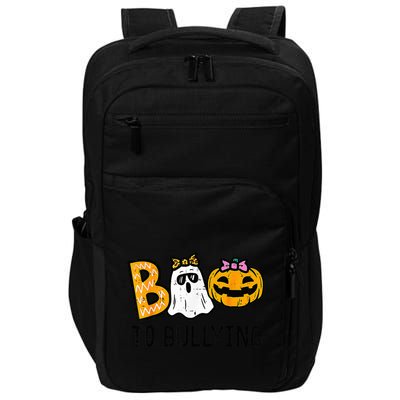Boo To Bullying Ghost Pumpkin Orange Anti Bully Unity Day Impact Tech Backpack