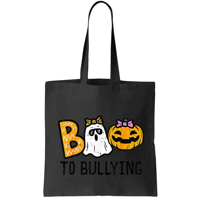 Boo To Bullying Ghost Pumpkin Orange Anti Bully Unity Day Bag
