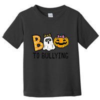 Boo To Bullying Ghost Pumpkin Orange Anti Bully Unity Day Toddler T-Shirt