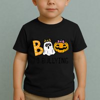 Boo To Bullying Ghost Pumpkin Orange Anti Bully Unity Day Toddler T-Shirt
