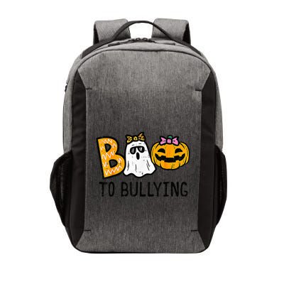 Boo To Bullying Ghost Pumpkin Orange Anti Bully Unity Day Vector Backpack