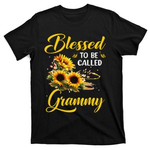 Blessed To Be Called Grammy Mother's Day Sunflower Lovers T-Shirt