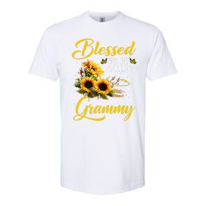 Blessed To Be Called Grammy Mother's Day Sunflower Lovers Softstyle CVC T-Shirt